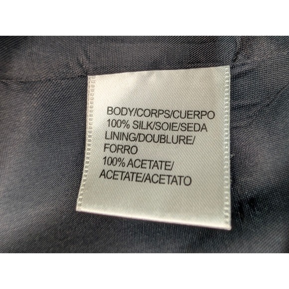 JS Collection Silk Paisley Women's Jacket Mandarin Collar Designer Size 14 USA - Picture 11 of 12